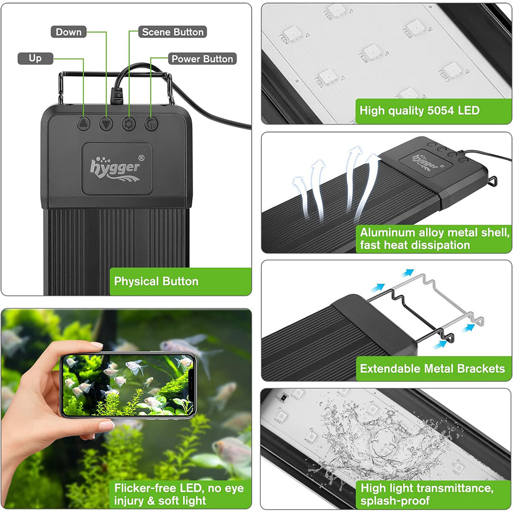 Smart Bluetooth Full Spectrum Aquarium Light